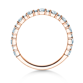 Engagement ring Diamond Pulse in 14K rosé gold with diamonds 0.59ct G/SI