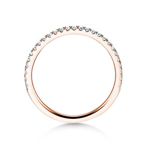 Engagement ring Dusk in 9K rosé gold with diamonds 0.25ct G/SI