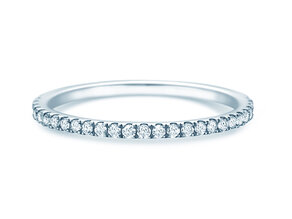 Engagement ring Dusk in platinum 950/- with diamonds 0.25ct G/SI