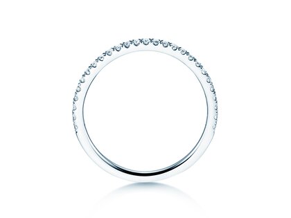 Engagement ring Dusk in platinum 950/- with diamonds 0.25ct G/SI