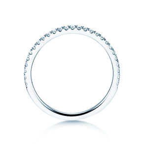 Engagement ring Dusk in platinum 950/- with diamonds 0.25ct G/SI
