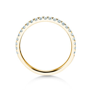 Engagement ring Dusk in 14K yellow gold with diamonds 0.35ct G/SI