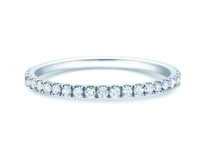 Engagement ring Dusk in 14K white gold with diamonds 0.35ct G/SI