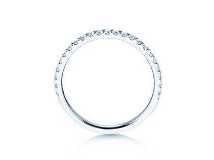 Engagement ring Dusk in 14K white gold with diamonds 0.35ct G/SI