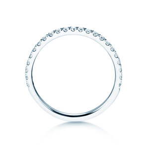 Engagement ring Dusk in 14K white gold with diamonds 0.35ct G/SI