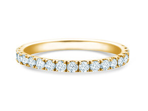 Engagement ring Dusk in 14K yellow gold with lab-grown diamonds 0.55ct E/VS