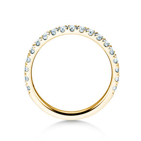 Engagement ring Dusk in 14K yellow gold with lab-grown diamonds 0.55ct E/VS