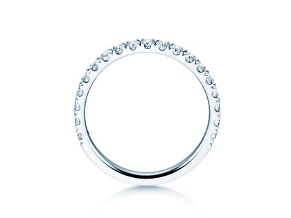 Engagement ring Dusk in 14K white gold with lab-grown diamonds 0.55ct E/VS