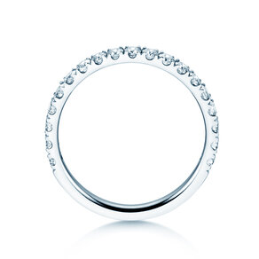 Engagement ring Dusk in 14K white gold with lab-grown diamonds 0.55ct E/VS