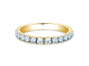 Engagement ring Dusk in 9K yellow gold with diamonds 0.96ct G/SI