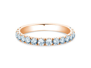 Engagement ring Dusk in 9K rosé gold with diamonds 0.96ct G/SI