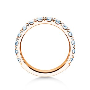 Engagement ring Dusk in 9K rosé gold with lab-grown diamonds 1.40ct E/VS