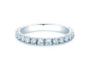 Engagement ring Dusk in 14K white gold with diamonds 0.96ct G/SI