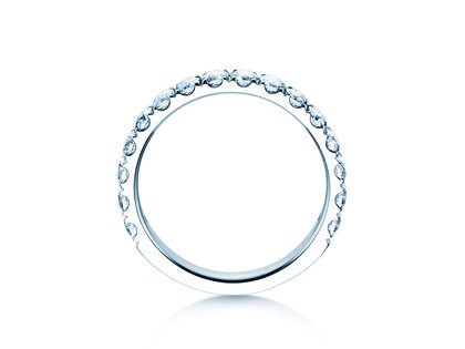 Engagement ring Dusk in 14K white gold with diamonds 0.96ct G/SI