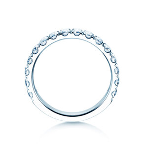 Engagement ring Dusk in 14K white gold with diamonds 0.96ct G/SI