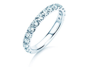 Engagement ring Dusk in 14K white gold with diamonds 0.96ct G/SI