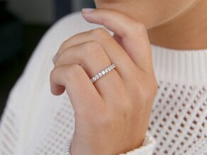 Engagement ring Dusk in platinum