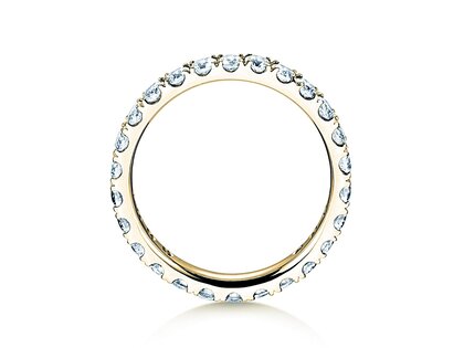 Engagement ring Dusk in 18K yellow gold with diamonds 1.17ct G/SI