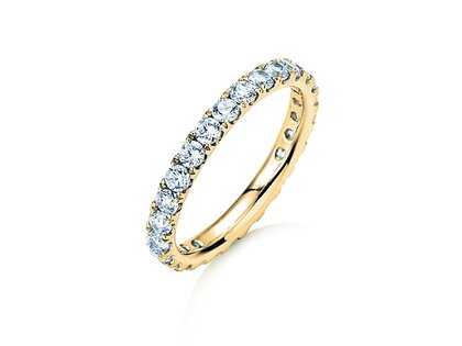 Engagement ring Dusk in 18K yellow gold with diamonds 1.17ct G/SI