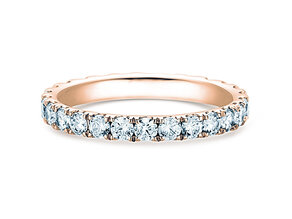 Engagement ring Dusk in 9K rosé gold with diamonds 1.17ct G/SI