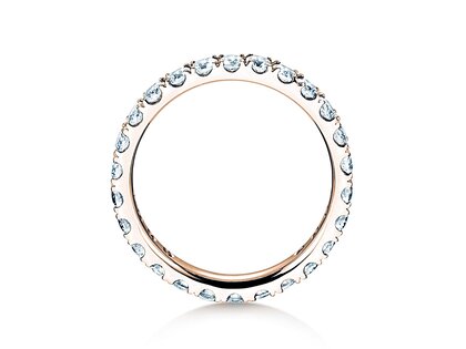 Engagement ring Dusk in 9K rosé gold with diamonds 1.17ct G/SI