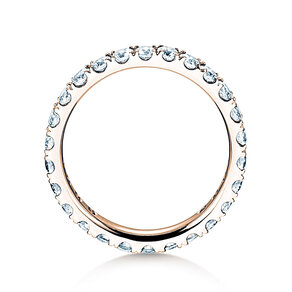 Engagement ring Dusk in 9K rosé gold with diamonds 1.17ct G/SI