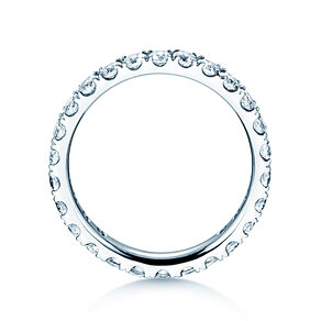 Engagement ring Dusk in platinum