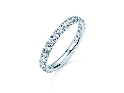 Engagement ring Dusk in platinum