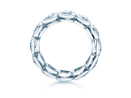 Engagement ring Full of Hearts in 14K white gold with lab-grown diamonds 3.00ct E/VS
