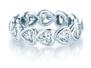 Engagement ring Full of Hearts in 14K white gold with lab-grown diamonds 3.00ct E/VS
