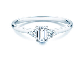 Engagement ring Blossom Emerald
