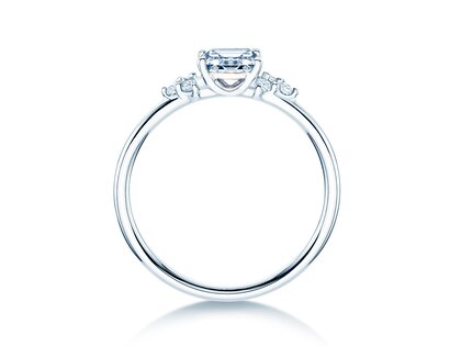 Engagement ring Blossom Emerald