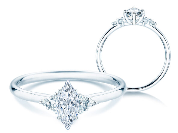 Engagement ring Blossom Marquise