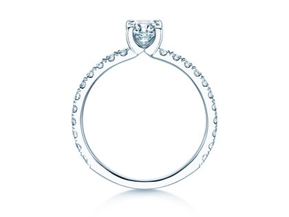 Engagement ring Classic 4 Cushion Pavé