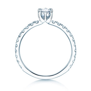 Engagement ring Classic 4 Marquise Pavé