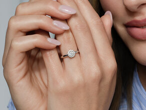 Engagement ring Flower