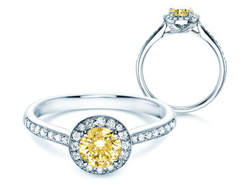 Engagement ring Halo Intense