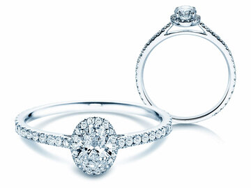 Engagement ring Pure Emotion in white gold