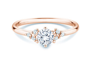 Engagement ring Blossom in rose gold