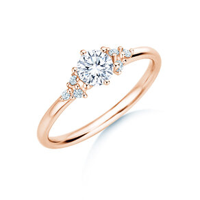 Engagement ring Blossom in rose gold