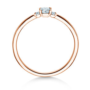 Engagement ring Vivid Petite Cushion Cut in rose gold