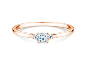 Engagement ring Vivid Petite Cushion Cut in rose gold