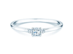 Engagement ring Vivid Petite Cushion Cut in platinum