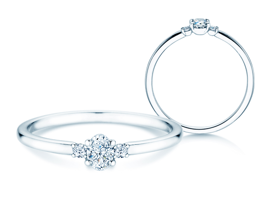 Engagement ring Vivid Petite Oval Cut