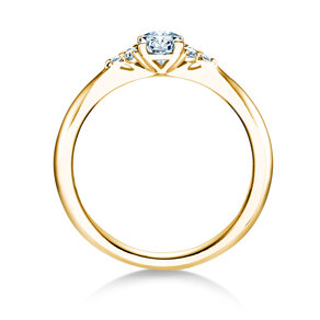 Engagement ring Vivid Diamond in 18K yellow gold with diamonds 0.43ct G/SI