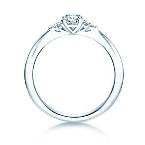Engagement ring Vivid Diamond in 18K white gold with diamonds 0.43ct G/SI