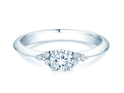 Engagement ring Vivid Diamond in white gold