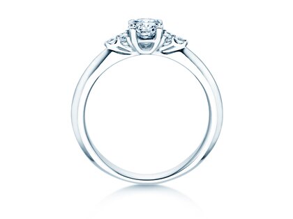 Engagement ring Vivid Diamond in white gold