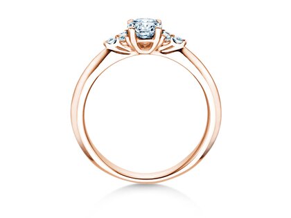 Engagement ring Vivid Diamond in rose gold