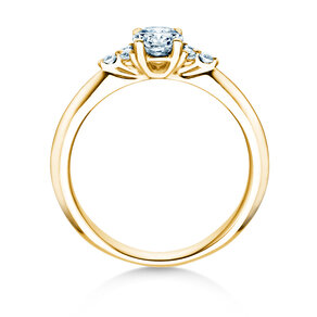 Engagement ring Vivid Diamond in 14K yellow gold with diamonds 0.59ct G/SI